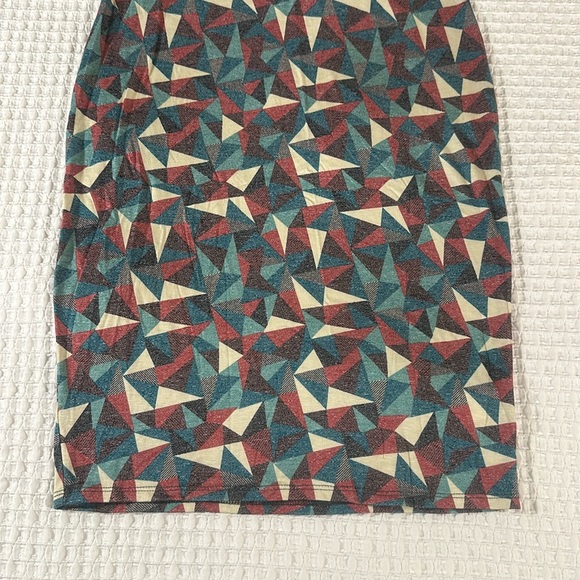 LuLaRoe Women’s Julia Dress/Size: Small/Color: Multi Geometric Pattern (NWT) - Picture 5 of 10